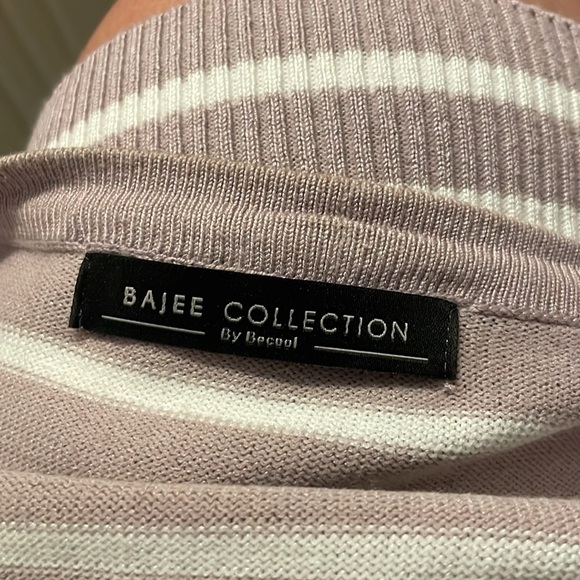 Bajee collection grey and white sweater jacket size large - Picture 8 of 9